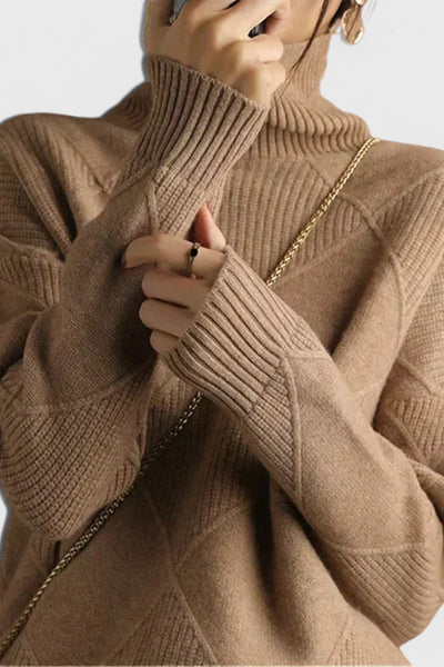 Jasmine Cashmere High-Neck Sweater