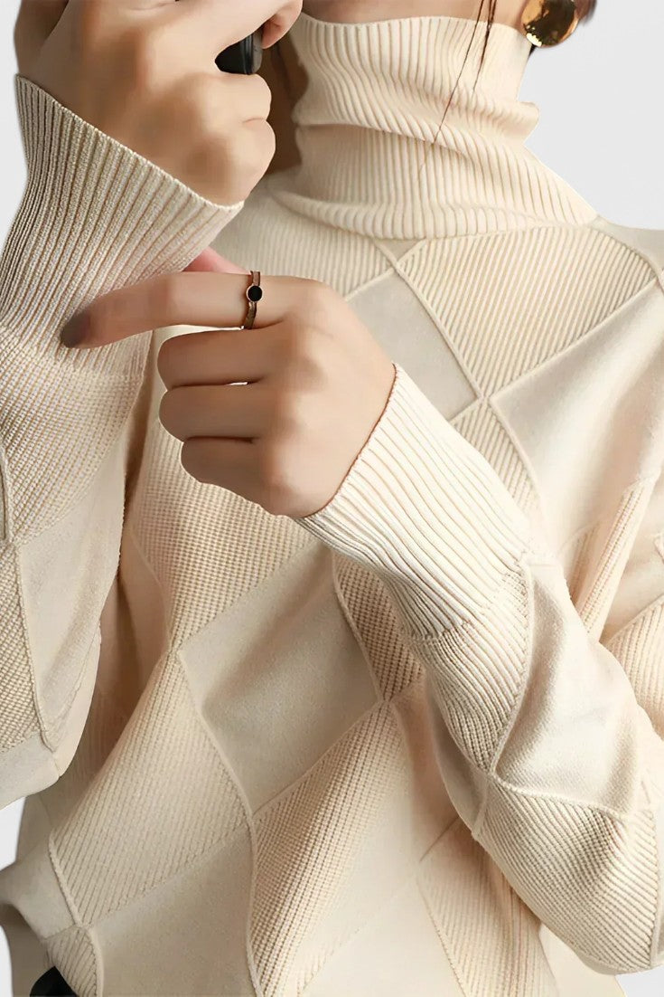 Jasmine Cashmere High-Neck Sweater