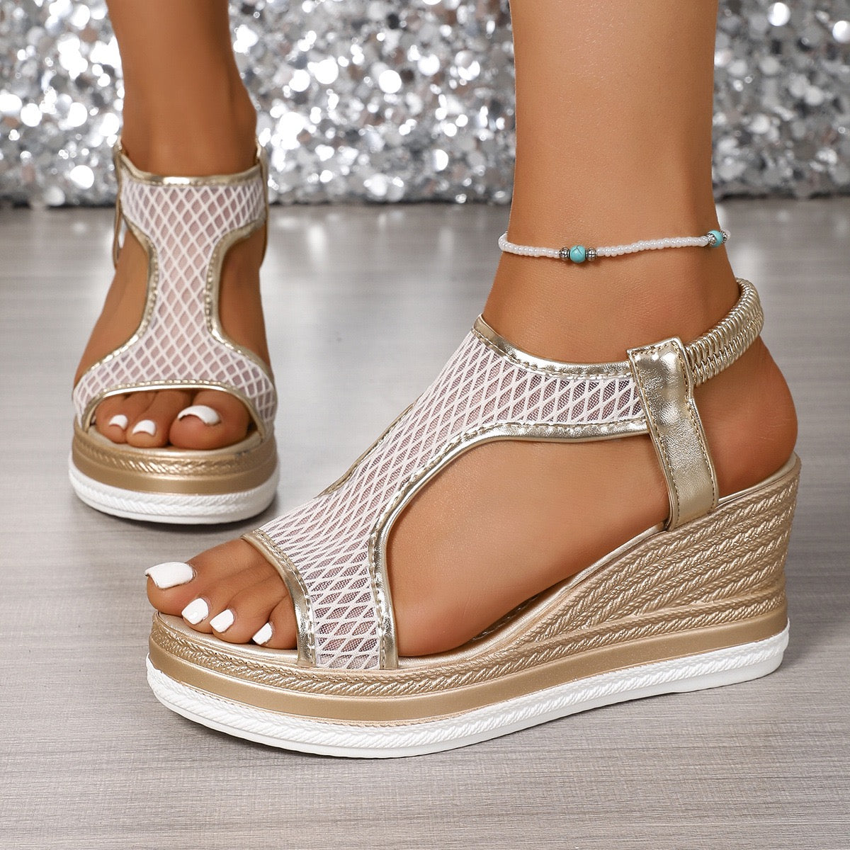 ELISABETTA|Orthopedic Wedge Sandals