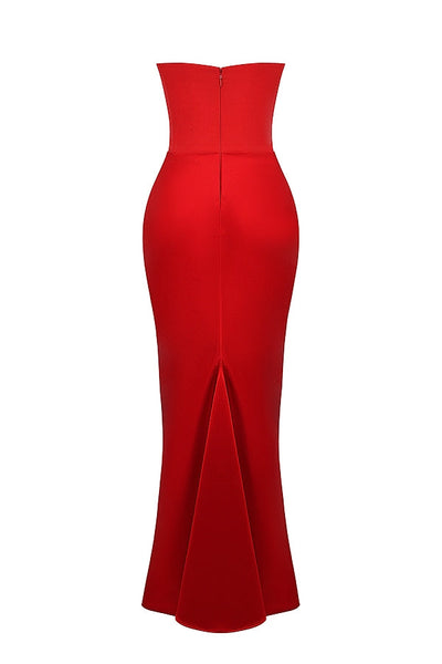 Niza - Long Satin Dress