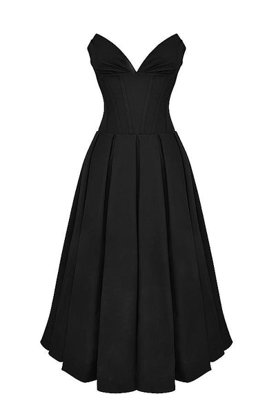 Ava – Midi Dress with Corset