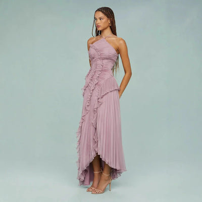 OLAYA – Long Dress with Ruffles