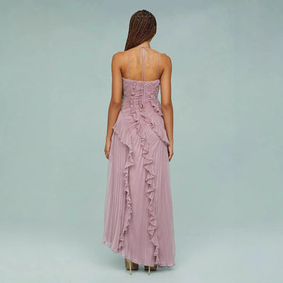 OLAYA – Long Dress with Ruffles