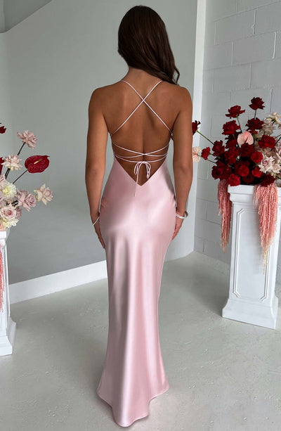 Isabel – Luxury Satin Maxi Dress