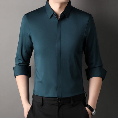 Mitchel | Men's wrinkle-free stretch shirt