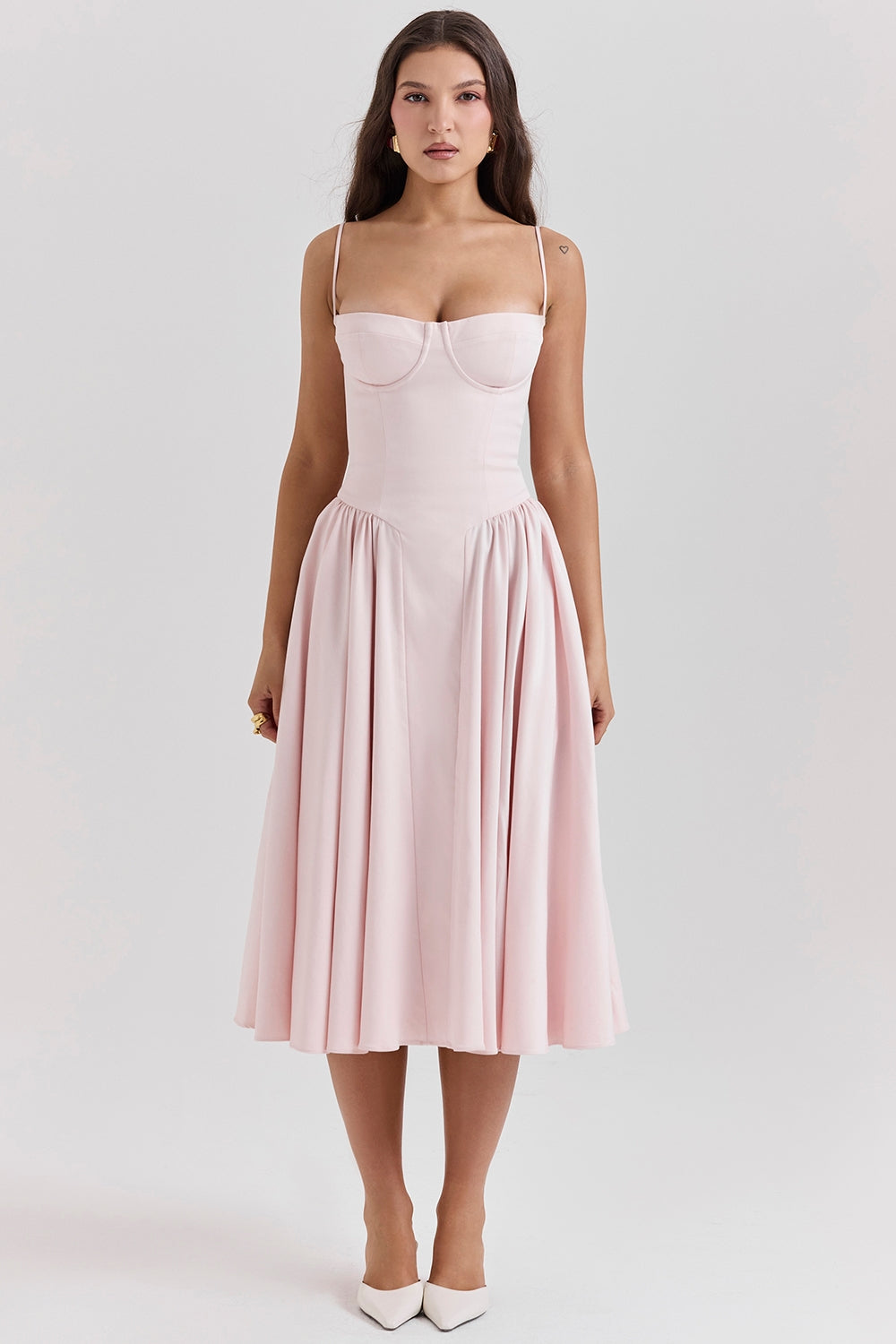 Ancora - Midi Dress with Corset