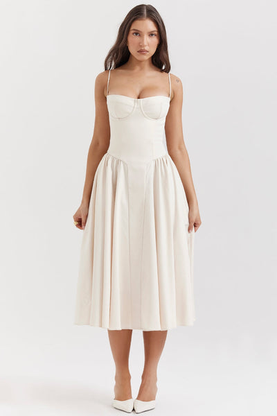 Ancora - Midi Dress with Corset