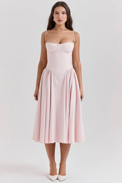 Ancora - Midi Dress with Corset