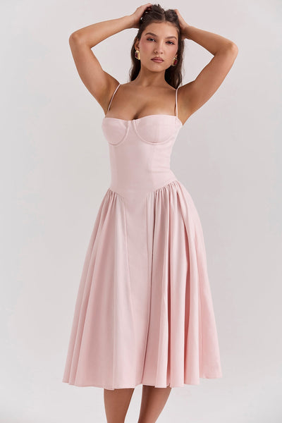 Ancora - Midi Dress with Corset