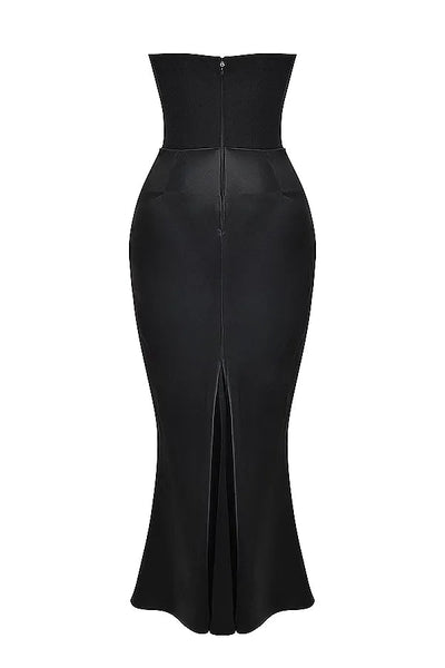 Niza - Long Satin Dress